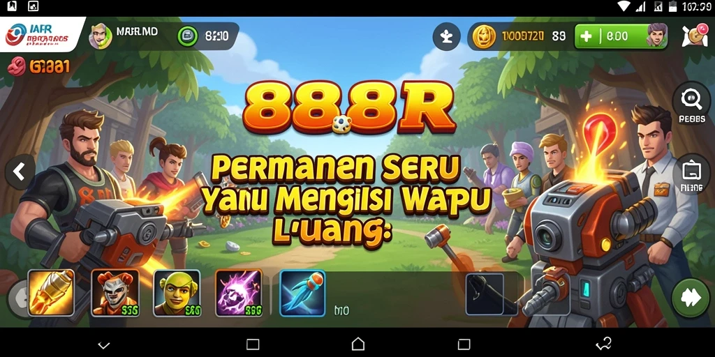 Tampilan gameplay <strong>888R</strong> yang seru dan menarik.
