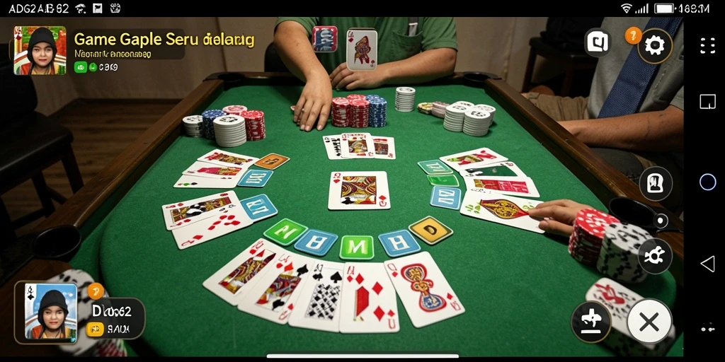 Tampilan menarik dari gameplay gaple ADG62