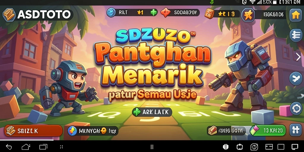 Tampilan menakjubkan dari gameplay Puzzle ASDTOTO.