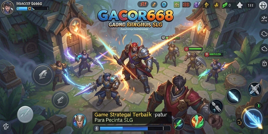Screenshot GACOR668 menampilkan aksi pertempuran strategis yang mendebarkan.