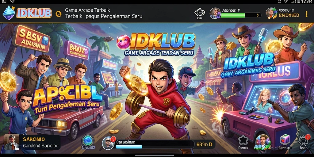 Screenshot gameplay IDKLUB menampilkan aksi seru dan tantangan menegangkan.