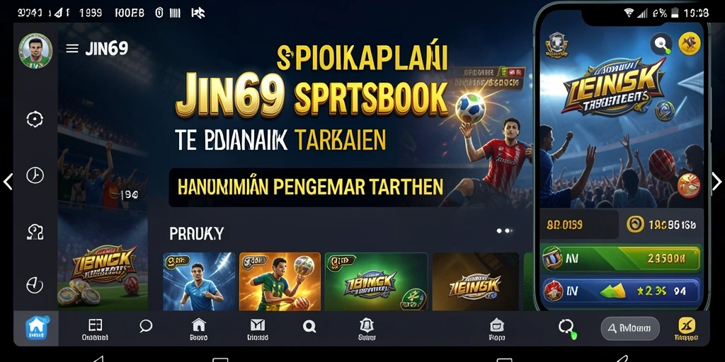 Tampilan gameplay JIN69 yang interaktif dan menarik untuk taruhan olahraga.