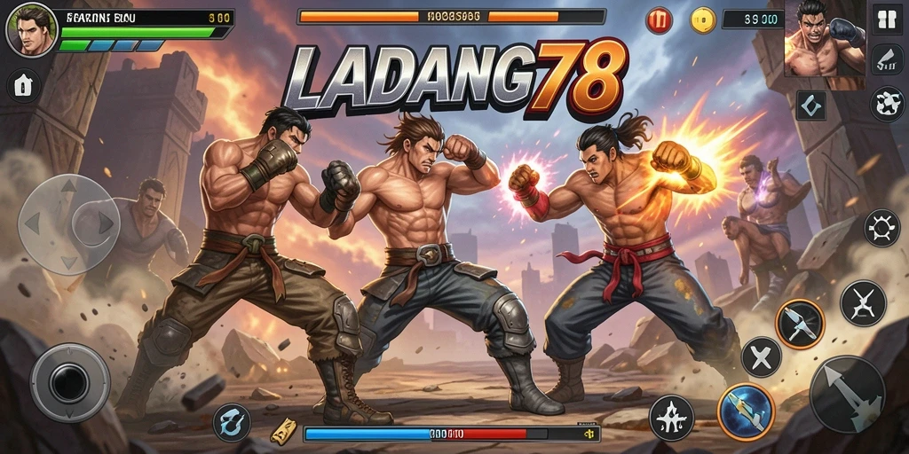 Tampilan gameplay LADANG78 yang penuh aksi dan menegangkan.