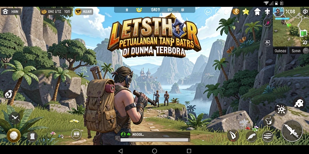 Tangkapan layar gameplay Open World LETSTHOR yang menakjubkan.
