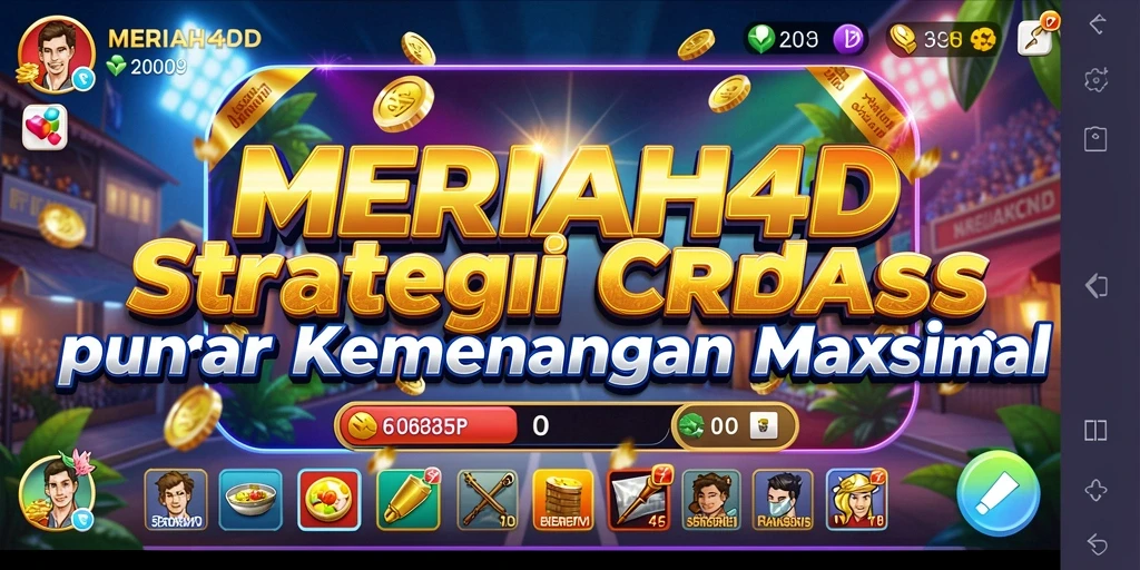 Tampilan menakjubkan dari gameplay strategi MERIAH4D.