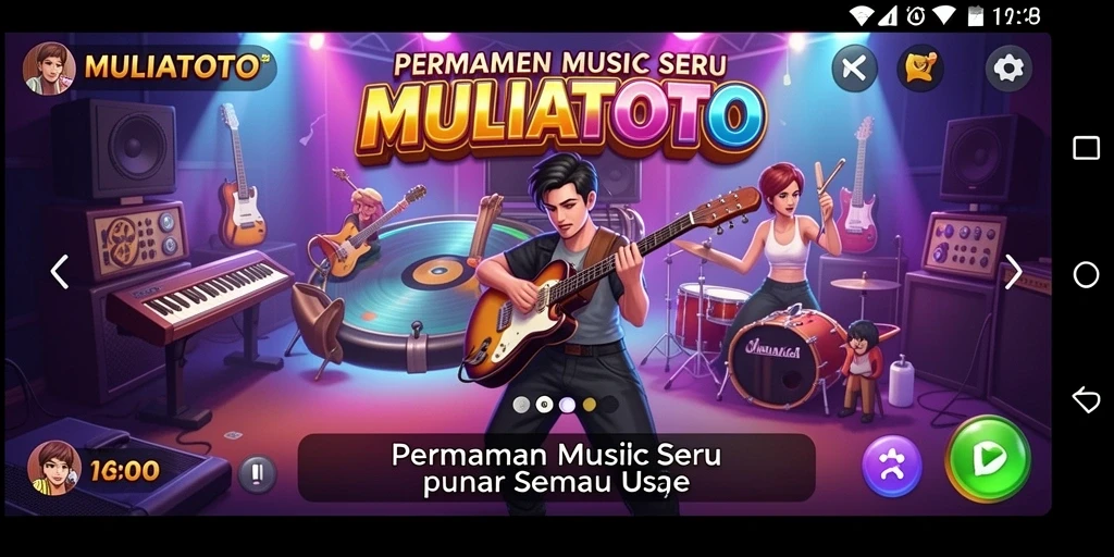 Tampilan gameplay menarik dari game MUSIK MULIATOTO.