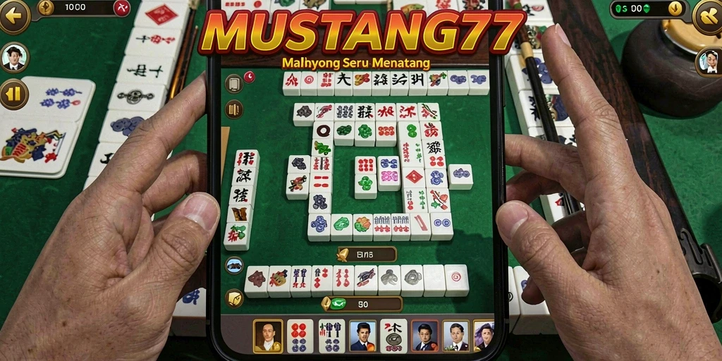 Tampilan menarik dari permainan Mahjong MUSTANG77 yang penuh warna.