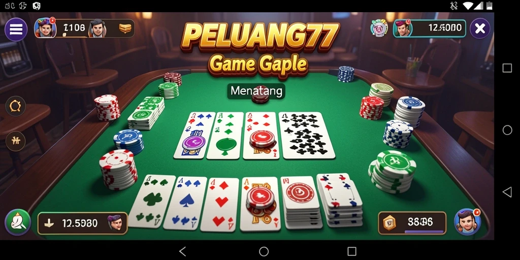 Tampilan gameplay PELUANG77 yang menarik dan interaktif.