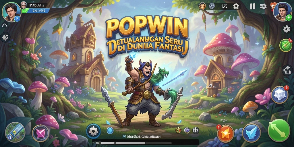 Tampilan gameplay seru dan penuh petualangan di POPWIN.
