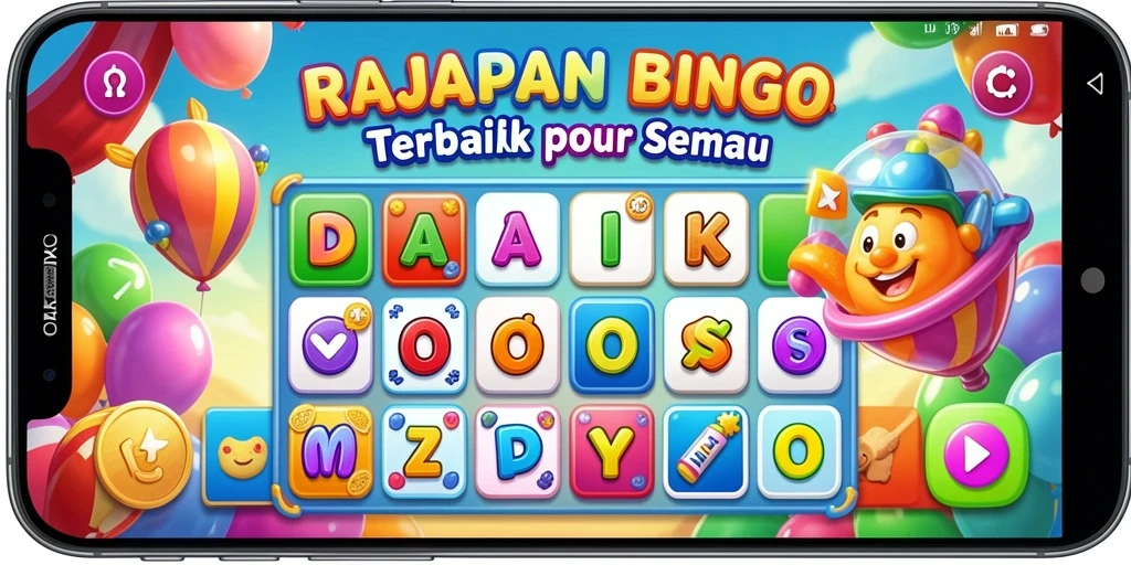 Tampilan menarik dari gameplay Bingo di RAJAPOLA