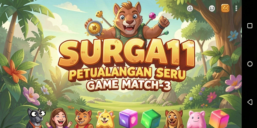Tampilan menarik gameplay yang menantang di SURGA11.