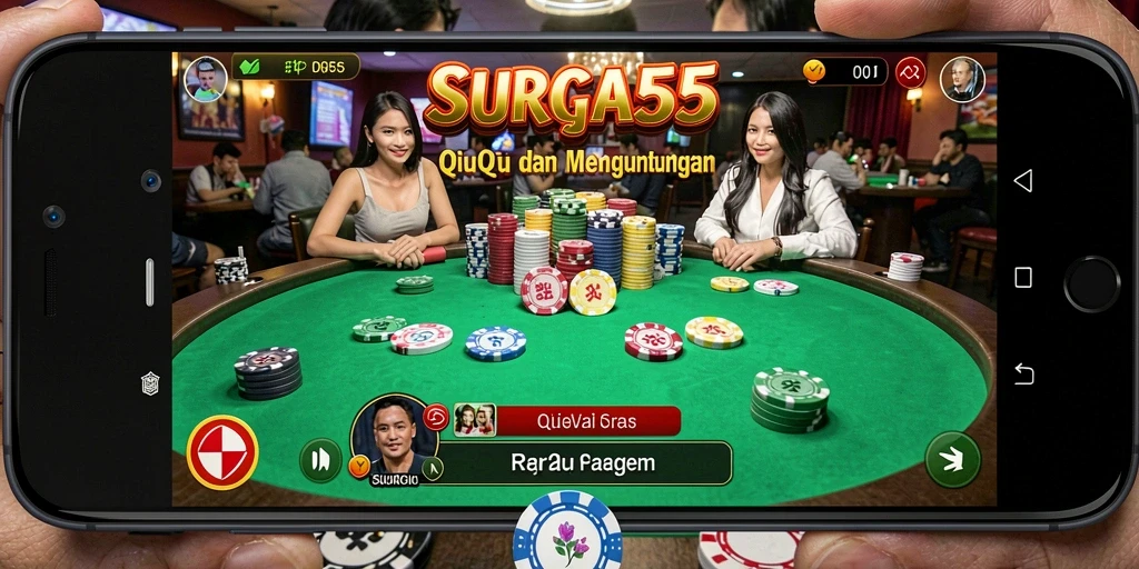 Tampilan gameplay QiuQiu yang menegangkan dan menarik.