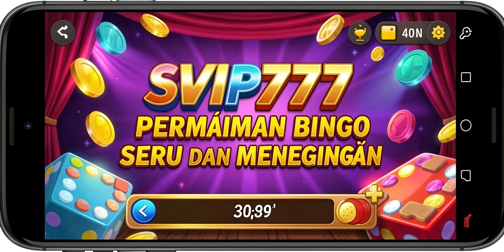 Tampilan gameplay menarik dari SVIP777 yang menggambarkan suasana Bingo.