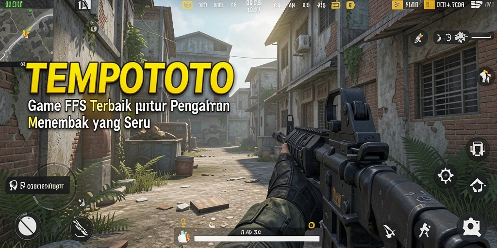 Screenshot menampilkan aksi intens dalam permainan TEMPOTOTO.