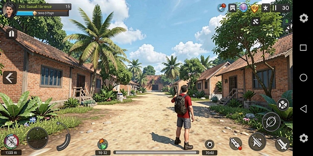 Tampilan gameplay ZK6 yang menarik dan menyenangkan.